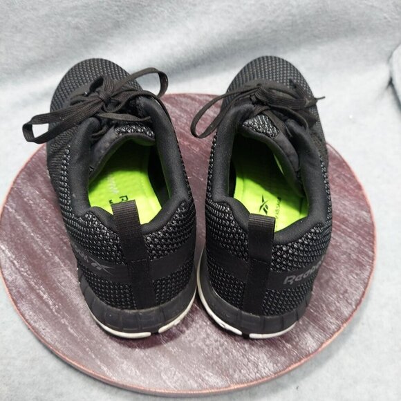 Reebok Mens Weight lifting shoes Knit Sneakers Size 6 Black - Picture 4 of 9